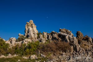 Moonrise over the tufa, Mono Lake Tufa State Natural Reserve, California USA