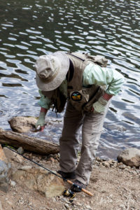 Fisherman, Big Virginia Lake, California USA