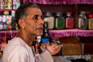 Environmental portrait: Egyptian man, Agilkia Island, Egypt