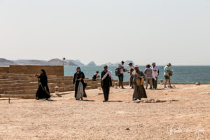 Visitors to the Abu Simbel, Egypt