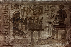 Mural in the Transverse Chamber, Great Temple, Abu Simbel, Egypt