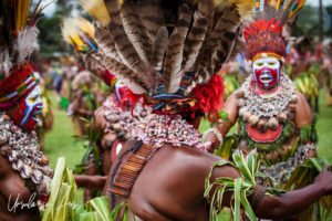 Western Highland women dancing at the Mt Hagen Festival, Papua New Guinea