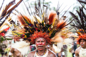Portrait: Mindima Woman, Mt Hagen Festival, Papua New Guinea
