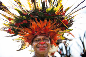 Portrait: Mindima Woman, Mt Hagen Festival, Papua New Guinea