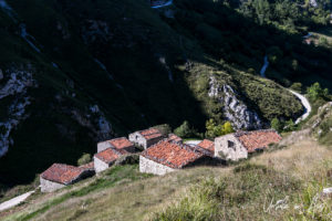 Invernales del Texu stone cottages, Sotres Spain