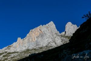 Jagged rocks high up around Vega de Sotres, Spain