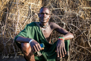 Portrait: Nyangatom man, Omo Valley, Ethiopia