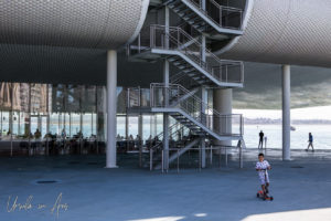 Exterior stairs, Centro Botín, Santander Spain