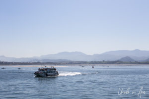 Tourist boat on the Bay of Santander, Spain