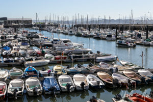 Boats in the Leisure Port, Santander Waterfront, Spain