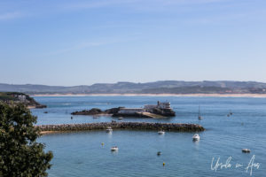 Overlooking Isla de la Torre, Santander, Spain