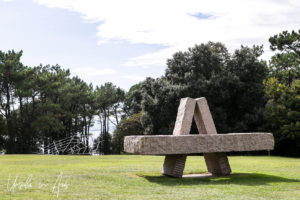 ATIOS granite sculpture, Palacio de la Magdalena, Santander Spain