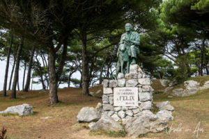 Statue 'Los Niños de Cantabria a Félix' , Peninsula de la Magdalena, Santander Spain
