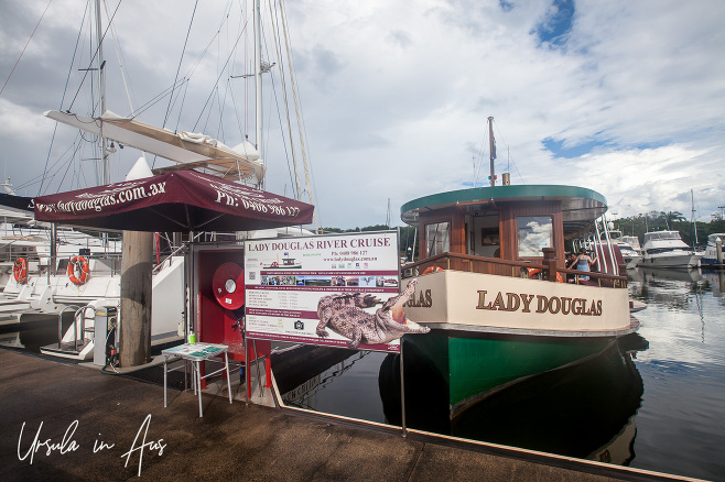 The Lady Douglas riverboat, Port Douglas, Queensland Australia.