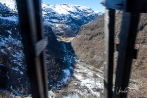 Flåm River Valley from the train, Norway