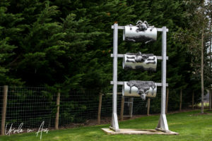 Les Kossatz : Laban’s Seal III, Pt Leo Sculpture Park, Victoria, Australia