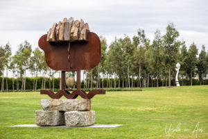 Ancient Range Floating by Peter Blizzard, Pt Leo Sculpture Park, Victoria, Australia