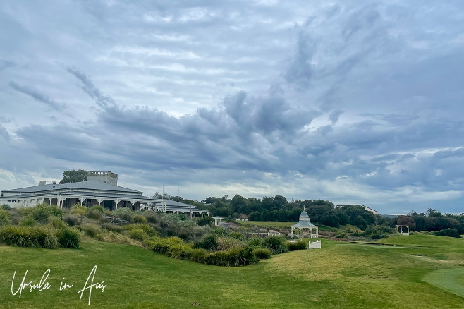 Eagle Ridge Golf Course under a winter sky, Mornington Peninsula, Victoria Australia