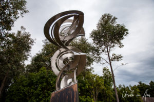 West Orbis by Robert Hague, Pt Leo Sculpture Park, Victoria, Australia
