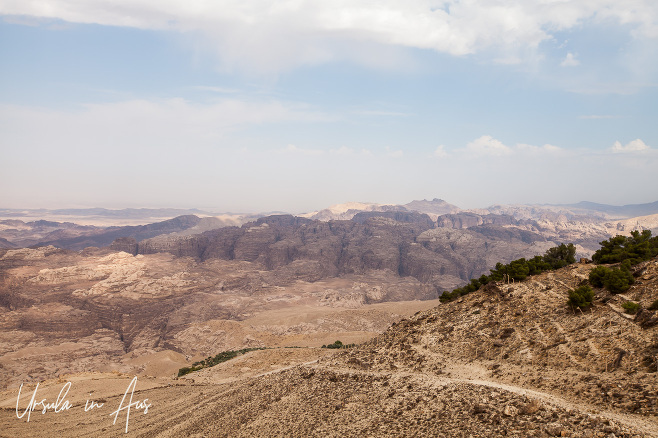 View over the Petra Hills from the Petra Viewpoint, Jordan