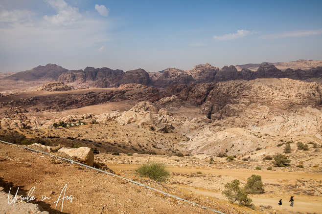 view over Wadi Musa from the Petra Viewpoint, Jordan