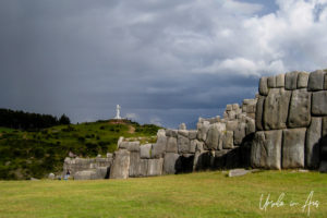 The White Christ behind Saksaywaman, Cusco, Peru