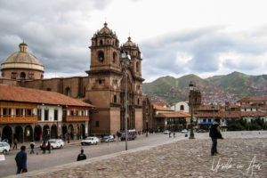 Church of the Society of Jesus  on the Plaza de Armas, Peru