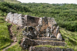 Stone walls of Tambomachay, Cusco, Peru