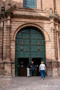 Doors to the Church of Triumph, Cusco, Peru