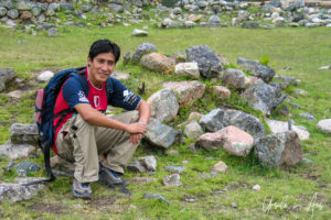 Portrait: Peruvian man, the Inca Trail
