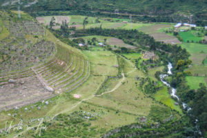Ruins in the Urubamba Valley, the Inca Trail, Peru