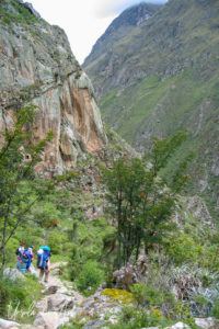 Blue-Team porters on the Inca Trail, Peru