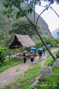 Porters on the Inca Trail, Peru