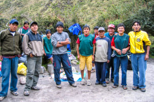 Quechua trek support staff, the Inca Trail, Peru
