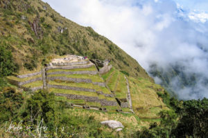 Puyupatamarca complex, the Inca Trail, Peru