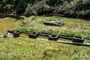 Ritual baths at Puyupatamarca, the Inca Trail, Peru