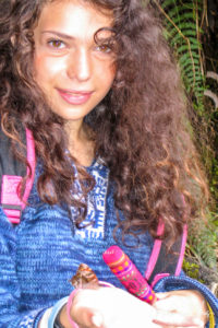 Portrait of a Peruvian girl, the Inca Trail, Peru