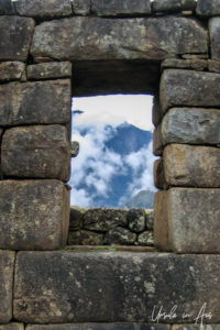 Window on the sky, Machu Picchu Peru