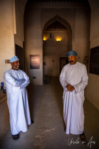 Two Omani men, Bait Al Na’aman, Oman
