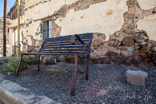 Empty Bench in Al Munisifeh, Oman