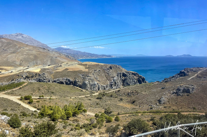 Coastline of southern Crete, Greece