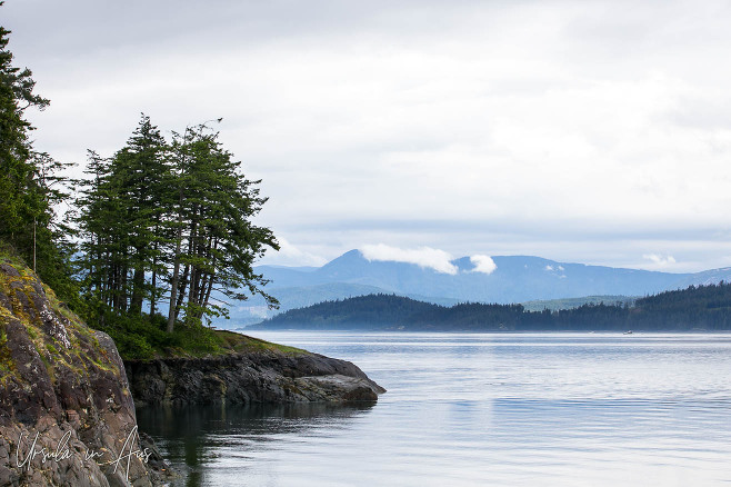 Johnstone Strait from Sayward, BC Canada