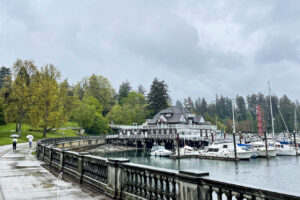 Vancouver Rowing Club on the Seawall, Stanley Park, Vancouver Canada
