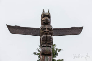 The Rose Cole Yelton Memorial Pole, Brockton Point, Stanley Park, Vancouver Canada