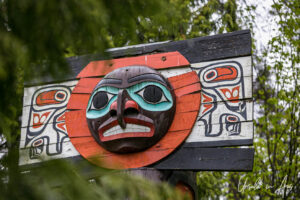 Chief Skedans Mortuary Pole, Brockton Point, Stanley Park, Vancouver Canada