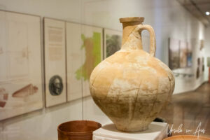 Pottery jug, National Roman Legion Museum in Caerleon, Wales