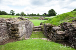 Entrance to the Amphitheatre, Caerleon, Wales
