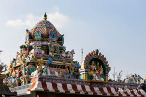 Roof decorations, Kapaleeshwarar Temple, Chennai, Tamil Nadu India