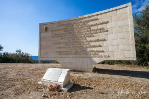 The Memorial at ANZAC Cove, Gallipoli Turkey