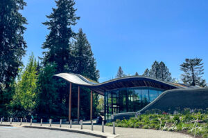 Entry to the VanDusen Gardens, Vancouver BC Canada.